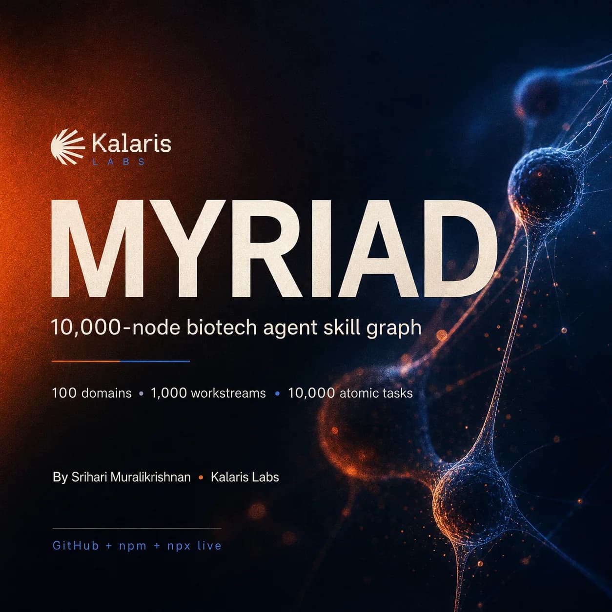 MYRIAD square launch poster
